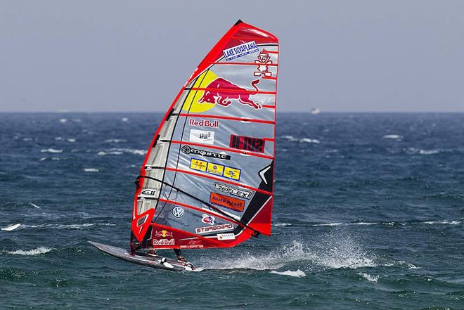 Bjorn Dunkerbeck - PWA World Cup Catalunya Costa Brava 2011 Day 5 ©  John Carter / PWA http://www.pwaworldtour.com